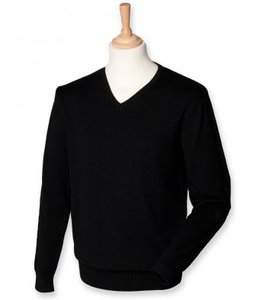 Henbury H720 - Lightweight Cotton Acrylic V Neck Sweater