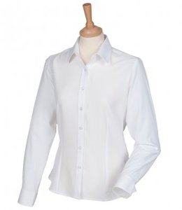 Henbury H591 - Ladies Long Sleeve Anti-Bac Shirt