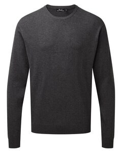 Premier Workwear PR692 - Men's Cotton Rich Crew Neck Fine Knit Sweater
