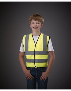 Yoko HVW100CH - Kids Hi Vis 2 Band + Brace Waistcoat