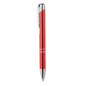 BERN Sleek Aluminium Push Button Pen with Black Ink - GiftRetail KC8893