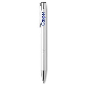 BERN Sleek Aluminium Push Button Pen with Black Ink - GiftRetail KC8893