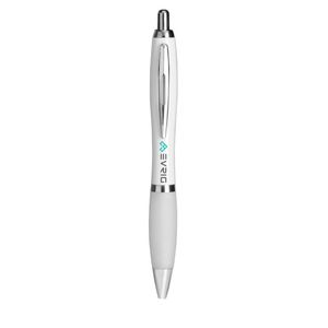 RIOCOLOUR Blue Ink Ball Pen with Soft Grip - GiftRetail MO3314