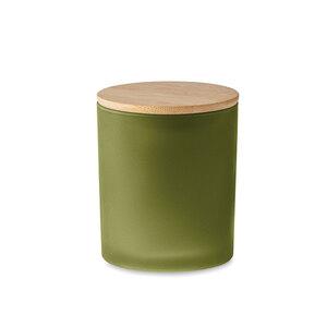 KEOPS SMALL Eco-Friendly Bamboo Lid Scented Candle 120g - GiftRetail MO6612