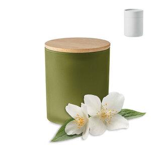 KEOPS SMALL Eco-Friendly Bamboo Lid Scented Candle 120g - GiftRetail MO6612