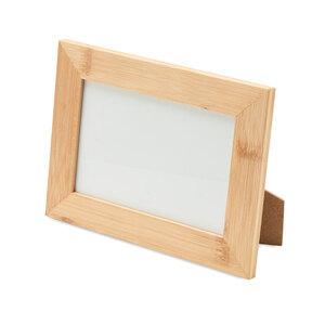 GAZO Eco-Friendly Bamboo Photo Frame for Versatile Display - GiftRetail MO6653