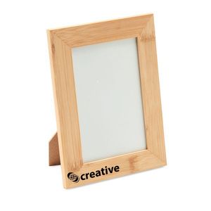 GAZO Eco-Friendly Bamboo Photo Frame for Versatile Display - GiftRetail MO6653