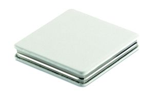 GLOW Compact Magnetic Double Mirror with PU Cover - GiftRetail MO7520