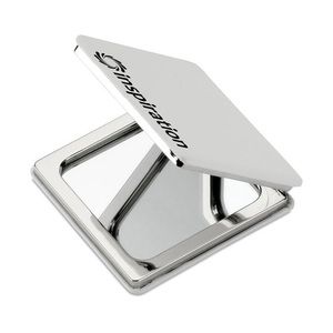 GLOW Compact Magnetic Double Mirror with PU Cover - GiftRetail MO7520