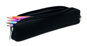 IRIS Compact Foam Pencil Case with Carabiner Clip - GiftRetail MO8176