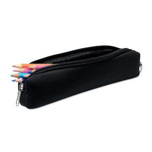 IRIS Compact Foam Pencil Case with Carabiner Clip - GiftRetail MO8176