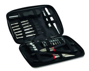 PAUL Comprehensive Portable DIY Tool Set in Aluminium Box - GiftRetail MO8241