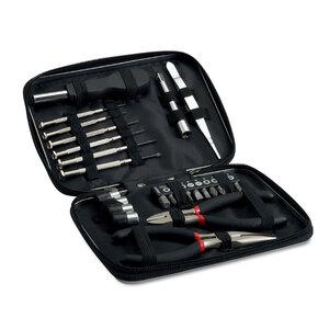 PAUL Comprehensive Portable DIY Tool Set in Aluminium Box - GiftRetail MO8241