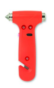 RESQ Multi-Function Emergency Hammer with LED Light - GiftRetail MO8470