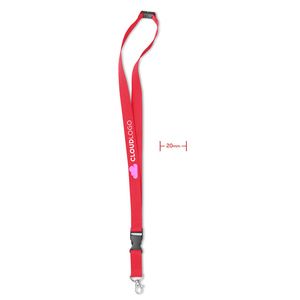 LANY Premium 20mm Lanyard with Metal Hook and Safety Features - GiftRetail MO8595
