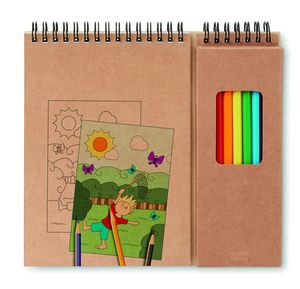 COLOPAD Colouring set with notepad - GiftRetail MO8769
