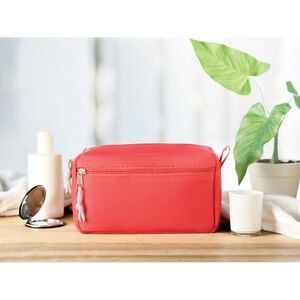 NEW Eco-Friendly Double Zipper Cosmetic Travel Bag - GiftRetail MO9345