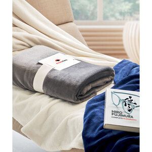LOGAN RPET Eco-Friendly RPET Flannel Fleece Blanket 280gsm - GiftRetail MO6804