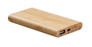 ARENAPOWER C Eco-Friendly 4000 mAh Bamboo Power Bank with Type-C - GiftRetail MO6814