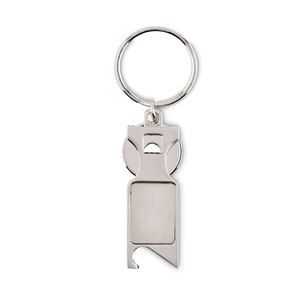TOKEU Multi-Function Euro Token Keyring with Opener - GiftRetail MO6824