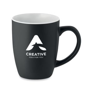 LIM Elegant Two-Tone Black Ceramic Mug 290ml - GiftRetail MO6840