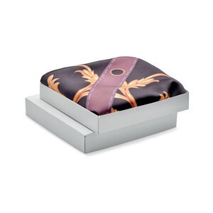 VICTORIA Eco-Friendly Patterned Satin Shawl 90x90CM - GiftRetail MO2074