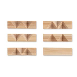CUBENATS Eco-Friendly Bamboo Star Brain Teaser Puzzle - GiftRetail MO6987