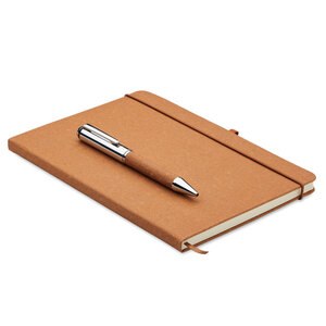 ELEGANOTE Eco-Friendly Recycled Leather Notebook Set - GiftRetail MO2195