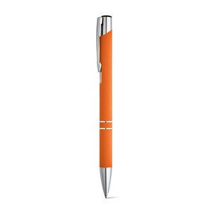 Soft touch aluminium ball pen - Egotier 81141
