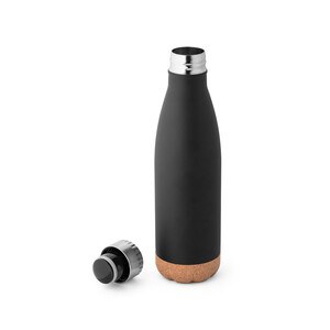 Stainless steel thermos and cork base 560 mL - Egotier 94240