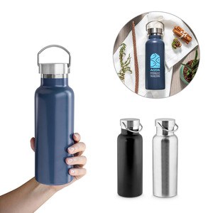 Stainless steel bottle (36% recycled) with vacuum insulation 810 mL - Egotier 94345