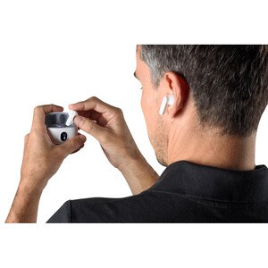 Wireless earphones with 4 hours of battery life on recycled ABS (100% rABS) - Egotier 97188