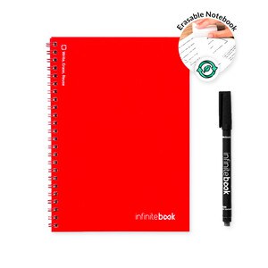 InfiniteBook 33200 - A5 Infinitebook with flexible cover and 15 plain whiteboard pages