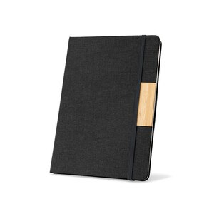 Set consisting of a hardcover A5 notepad and a bamboo ballpoint - Egotier 93655