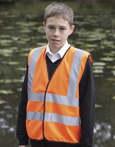 Yoko HVW100CH - Kids Hi Vis 2 Band + Brace Waistcoat