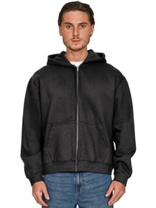 Casual Classics CRBHSAC250 - Casual Premium Combed 330 Acid Wash Boxy Oversize Zip Hood
