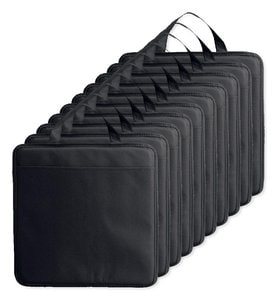 Pack of 100 GiftRetail MO8272 - ENJOW Comfortable Nonwoven Stadium Cushion with Pocket