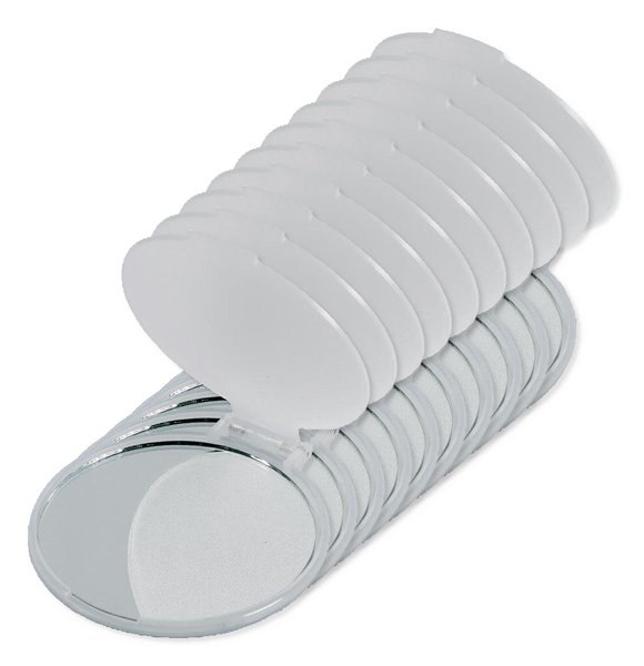 MIRATE Compact Single-Sided Plastic Make-Up Mirror