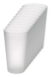 Pack of 100 GiftRetail MO9907 - FESTA LARGE - Eco-friendly and Reusable 500ml - Festival/Party Cup