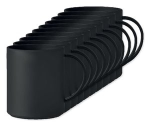 Pack of 100 GiftRetail MO6256 - MONDAY Eco-Friendly 300ml Reusable Plastic Mug