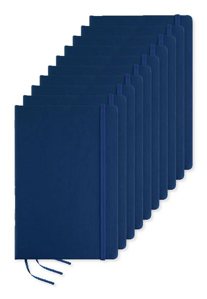 Pack of 100 GiftRetail AR1804 - ARCONOT A5 Hardcover Notebook with Elastic Strap