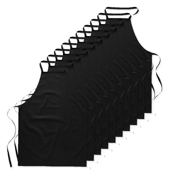 Pack of 100 GiftRetail MO7251 - KITAB Premium Adjustable Cotton Kitchen Multi-purpose Apron