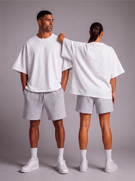 Casual Classics CRBT320 - Casual Core Combed 180 Oversize 2 Piece Tee