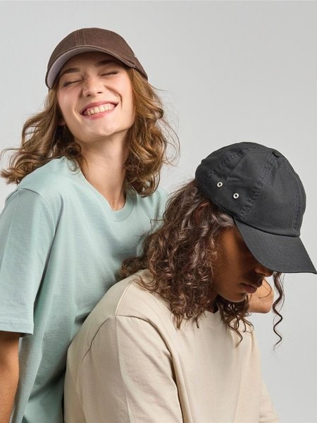 Atlantis ACACTN - Atlantis Action S 6 Panel Unstructured Low Profile Curved Visor Chino Organic Cap