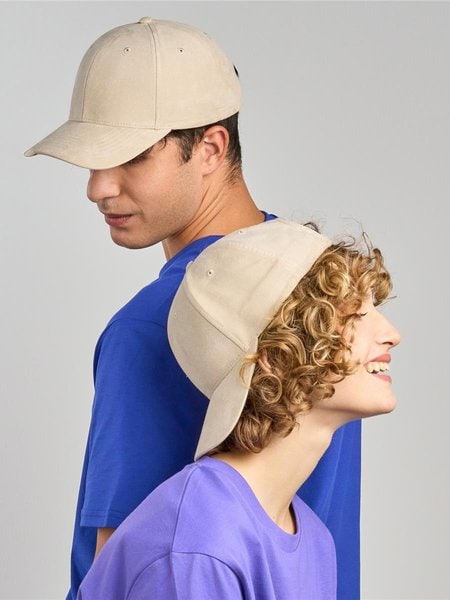 Atlantis Fam S 6 Panel Structured Low Profile Mid Visor Suede Recycled Cap