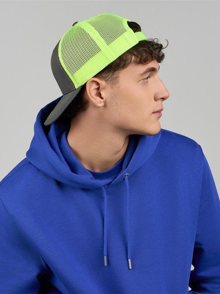 Atlantis Sonic S 6 Panel Structured Mid Profile Mid Visor Contrast Organic Trucker Cap