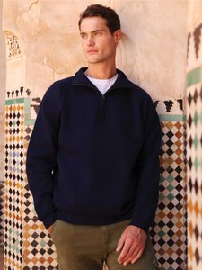 Fruit Of The Loom F62288 - FotL Iconic Premium Combed 300 Regular Fit Quarter Zip Sweat Adult