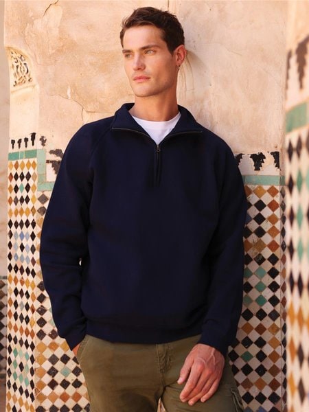 FotL Iconic Premium Combed 300 Regular Fit Quarter Zip Sweat Adult